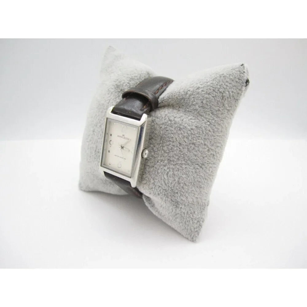 Women Anne Klein AK Quartz WR Analog 20 mm Tank Style Watch (H575) 